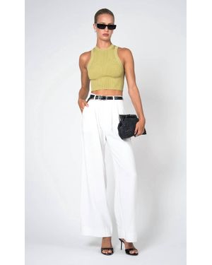 NonChalant Label Mia Tank Top - White