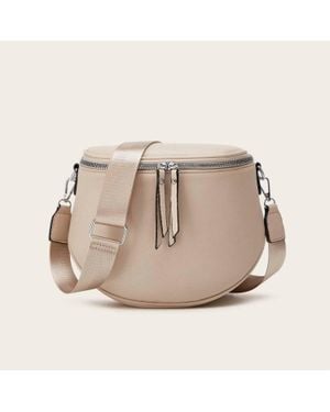 ACCITY Lychee Crossbody Bag - Natural