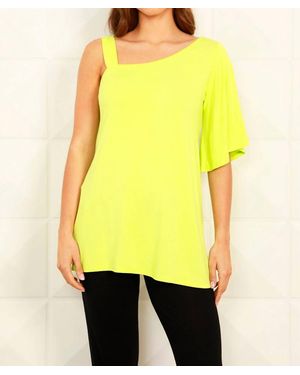 French Kyss Caitlyn Asymmetrical Top - Multicolor