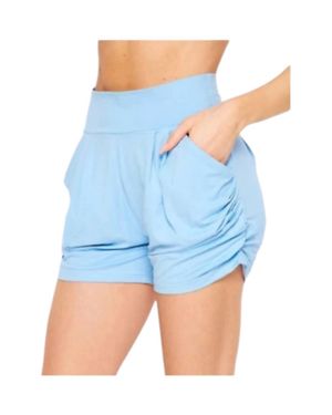 White Label Lounge Shorts With Pockets - Blue