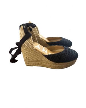 Manebí Wedge Espadrilles - Blue