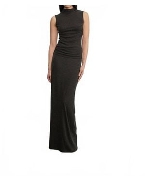Enza Costa Cashmere Sleeveless Twist Top - Black