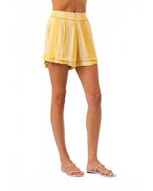 Sundays Sunshine Fuller Short - Yellow