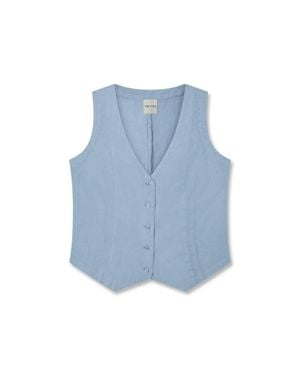 VIR VITA Violette Vest - Blue