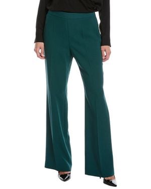 Lafayette 148 New York Gates Side Zip Flared Pant - Green