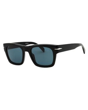 David Beckham Sunglasses Rectangle Full Rim, Frame And Lens Db7099/S0807Ku - Black