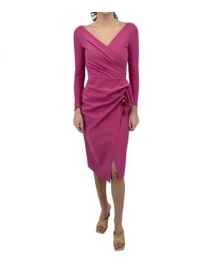 Chiara Boni Agna Jersey Dress - Red