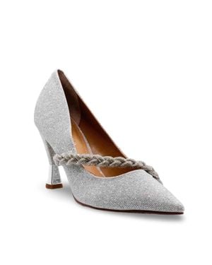 J. Reneé Nyomee Pointy Toe Pumps - Gray