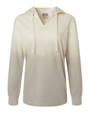 Mv Sport French Terry Ombr Hooded Sweatshirt - Natural