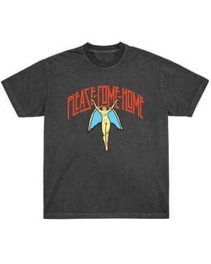 Please Come Home Angel Tee - Black