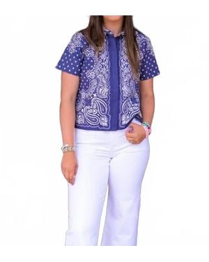 Tolani Paula Top - Blue