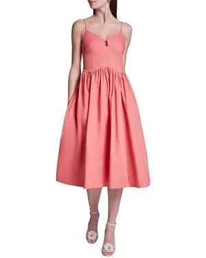 BCBGMAXAZRIA Fit & Flare Sundress - Red