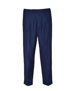 Low Brand Tailored Deep Pants - Blue