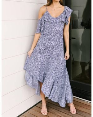 Ces Femme C'Est La Vie Dress - Purple