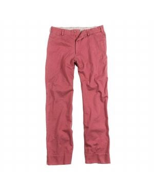 Bills Khakis M3 Straight Fit Vintage Twills Pants - Red