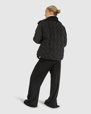 Belle & Bloom See You Again Quilted Jacket - Black