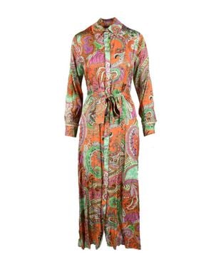 Motel Viscose Dress - Brown
