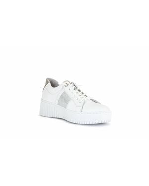 Gabor Laced Wedge Sneaker - Black