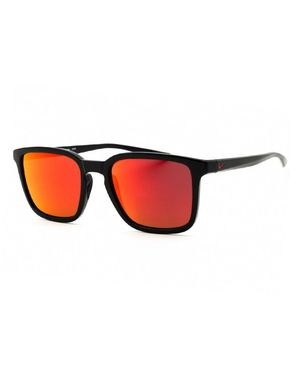 Nike Sunglasses Square Full Rim, Frame And Mirror Lens Circuitteamfd7322010 - Red