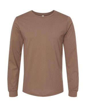 Bella Canvas Jersey Long Sleeve Tee - Natural