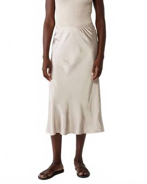 Michael Stars Leila Bias Cut Skirt - Natural