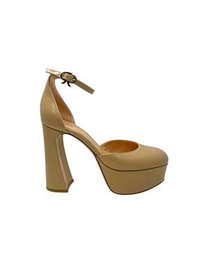 Gianvito Rossi Hilary Platforms 70 - Metallic