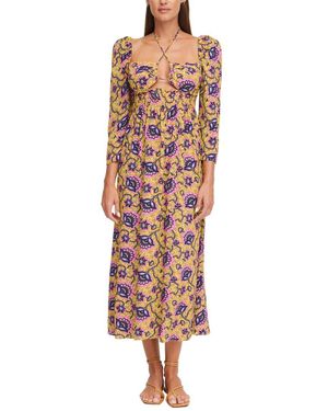 RHODE Phoenix Midi Dress - Red