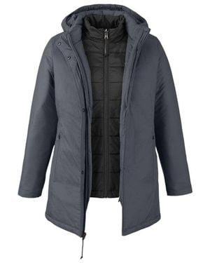 CORE365 Inspire 3-In-1 Jacket With Insulated Liner - Black