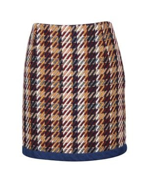 Sandro Sandro 'Nasty' Tweed Mini Skirt - Multicolor