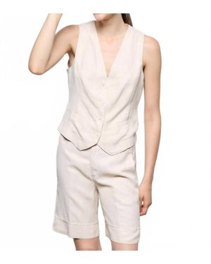 European Culture Vest - Natural