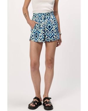 Another Love Koa Elastic Waist Short - Blue