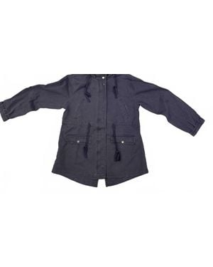 Easel Hooded Anorak Jacket - Blue
