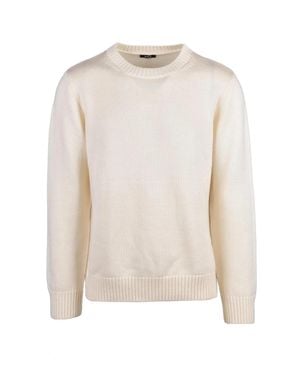 Add Ultrafine Merino Wool Crewneck Sweater - White