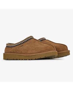 UGG Tasman Ii 1174470-Che Slipper Chestnut Suede Round Toe Rhs8037 - Brown