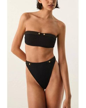 ViX Lian Bandeau Bikini Top - Black