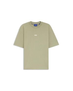 HUGO Logo-Print T-Shirt - Green