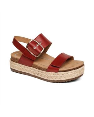 Aetrex Vania Sandals - Brown