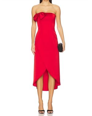 Kika Vargas Almaz Dress - Red