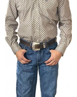 Panhandle Rough Stock For Him Western Shirt - Blue