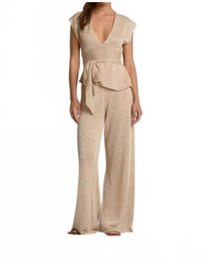 Elan Kaui Wide Leg Pant - Natural
