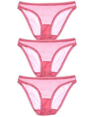 On Gossamer 3Pk Hip Bikini - Pink