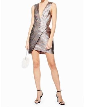 Mini Robe Noire Brillante Topshop - Dos Bas - Taille 8 UK - Occasion Très Bon état