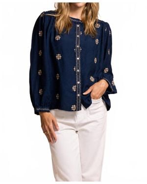 Pink Martini Carla Top - Blue