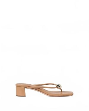 Loeffler Randall Odessa Heeled Mule Thong Sandal - Multicolor