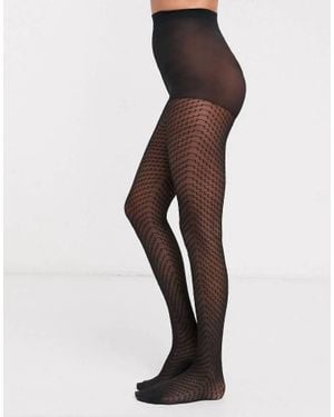 Pretty Polly Sheer Geo Tight - Black