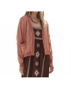 The Great The Varsity Cardigan - Brown