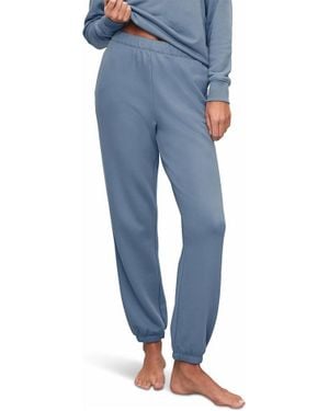 Eberjey French Terry Pull-On Jogger - Blue