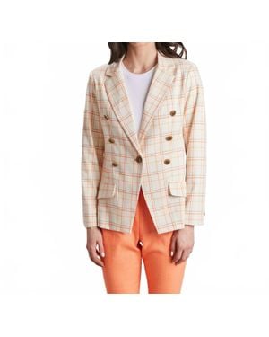 Peace Of Cloth Cape Plaid Steely Jacket - Multicolor
