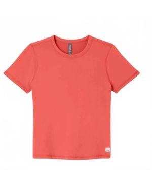 Vuori Lux Short Sleeve Tee - Pink