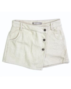 Tractr Girl's Corduroy Skort - Metallic